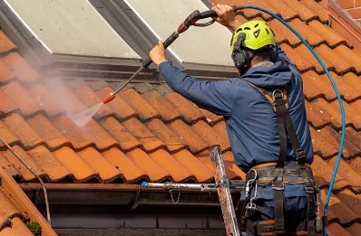 Démoussage et hydrofuge de toiture à Saulvaux